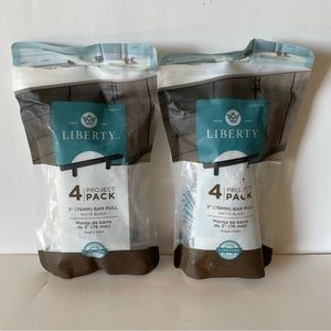 Liberty 3” Bar Pull Matte Black 4 Pack